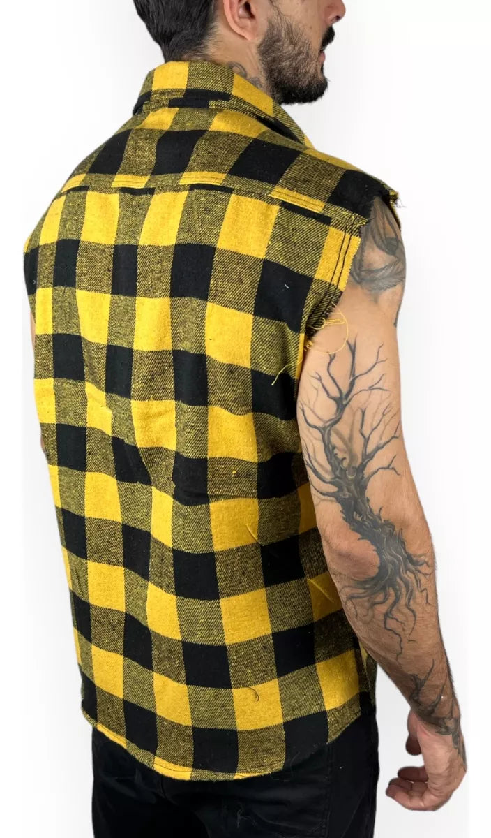 Camisa Xadrez Regata Lenhador Country