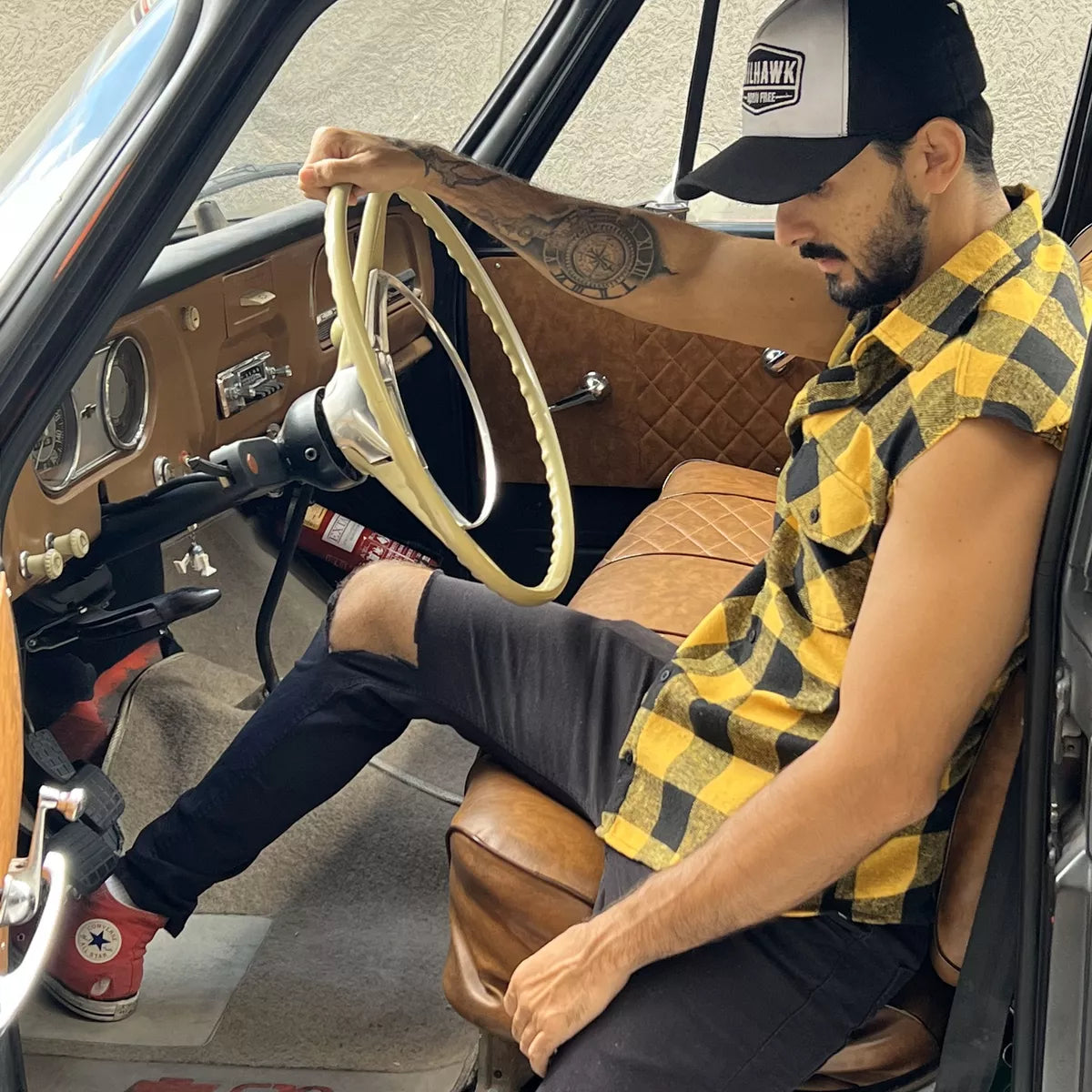 Camisa Xadrez Regata Lenhador Country