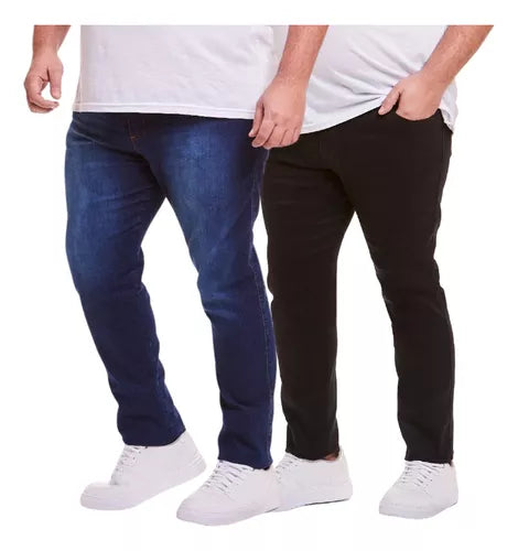 Kit 2 Calça Jeans Plus Size