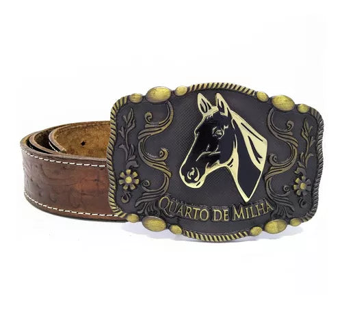 Cinto Rodeio Fivela Quarto De Milha