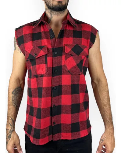 Camisa Xadrez Regata Lenhador Country