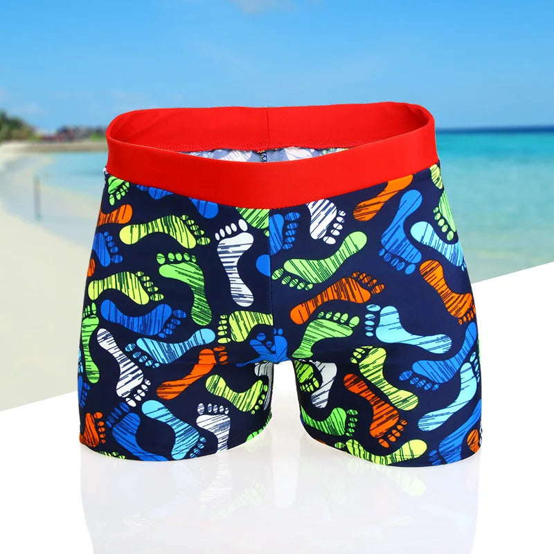 Shorts Colorful de banho infantil