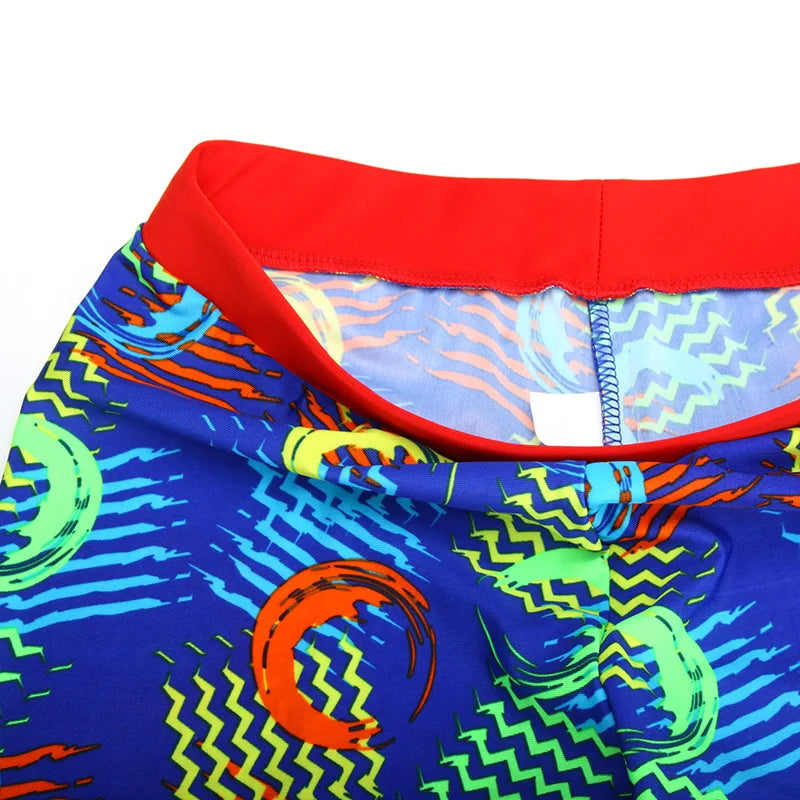 Shorts Colorful de banho infantil