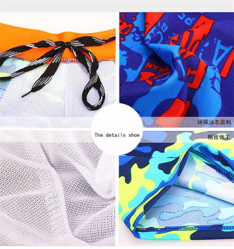 Shorts Colorful de banho infantil