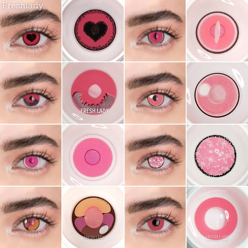 Lentes de Contato Rosa