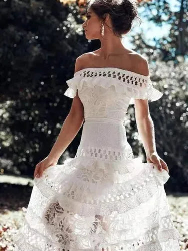 Vestido Ciganinha Rendado