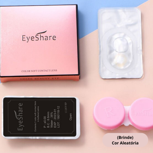 Lentes de contato Pretas e Brancas