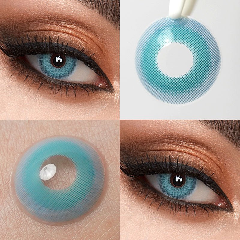 Lentes de contato Azul