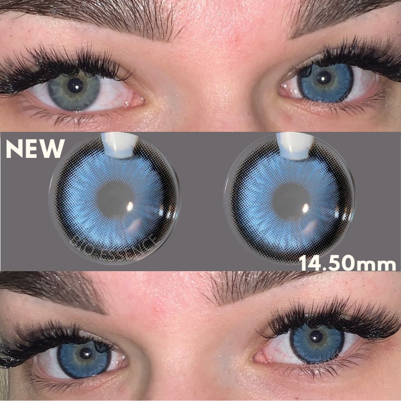 Lentes de contato Azul