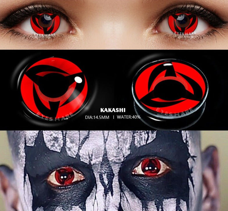 Lentes de contato Vermelhas