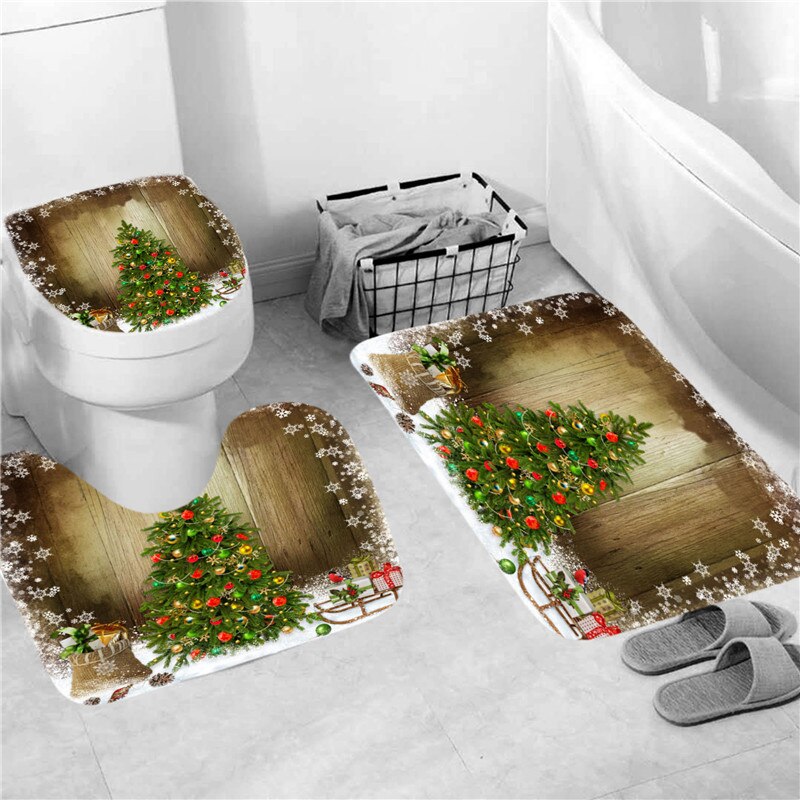 Conjunto Natalino para banheiro 3 Peças